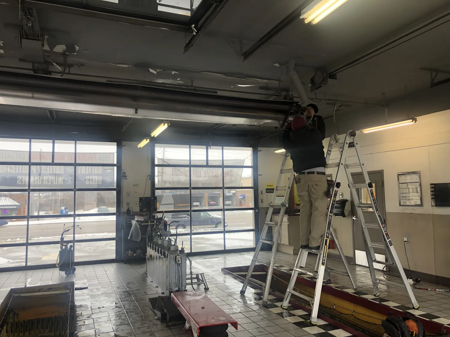 Haha's technicians completing commercial refrigeration work in Kansas City