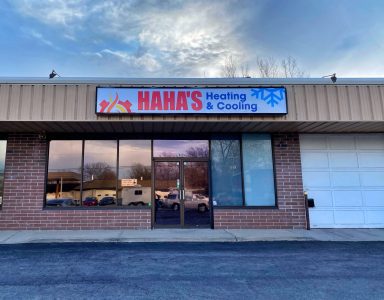 Haha's Heating and Cooling Storefront
